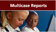 Multicase Reports: Papers on topics such as professional development, leadership, instructional practices, and student outcomes that analyze at the schools studied.